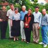 Brian McMahon with his family in 2000.