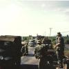 Traffic jam during 161 Battery deployment, circa 1966-1967