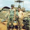 Andy Mokaraka and Mickey Ryan at Sandbag City, circa 1971