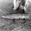 8-inch artillery shell belonging to the US 1st Battalion, 83rd Artillery Regiment