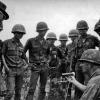 WO2 Bryan Lichtwark instructs South Vietnamese officers at the National Training Centre at Chi Lang, circa 1971