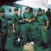 (L-R): Jim Barber, Pete Burgess, Bill Walker, and Junior Manihera at Vung Tau, 1969