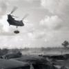 Helicopter carrying supplies to FSB Coogee, May 1968