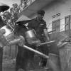 Spraying for insects at Qui Nhon, 1968