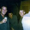 Left to right: unknown, Gnr Ralph Adams, LBdr Mike Lenihan