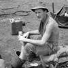 Phil Hollingsworth cools off at the Horseshoe, April 1967