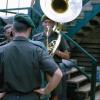 1RNZIR Band Tour Vietnam 1969 - Playing a Sousaphone