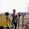 Gunner J.B.T. Kerehona takes a breather from his usual daily routine
