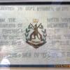 Flag presented to Captain Morrie Stanley by members of D Company 6RAR, 1966