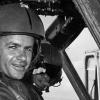 Helicopter pilot smiling