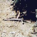 Captured AK47 assault rifle