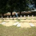 Maintenance being carried out at Terendak Military Cemetery, Malaysia