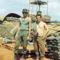 Andy Mokaraka and Mickey Ryan at Sandbag City, circa 1971