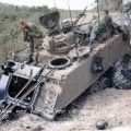 Australian APC 20A after being hit in the Long Hai Hills, 25 February 1970
