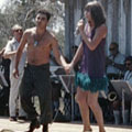 Dinah Lee entertaining troops at Nui Dat, circa 1967