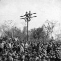 Soldiers gather to watch Dinah Lee perform in Vietnam, 1967