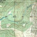 Topographical map showing part of Phuoc Tuy province