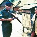 Ken Treanor with Montagnard villager