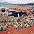 Soldiers watch a concert at Luscombe Bowl, circa 1968-1969