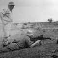 Machine gun training at Chi Lang, 1972