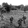 New Zealand soldiers on patrol, circa 1969