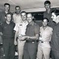 Presentation of a plaque to Kiwi Club, 1972