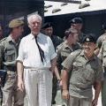 Sir Bernard Fergusson visits 2NZATTV at Dong Ba Thin, 1972