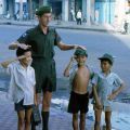 1RNZIR Band Tour Vietnam 1969 - Ernie Bate and Vietnamese children