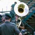 1RNZIR Band Tour Vietnam 1969 - Playing a Sousaphone