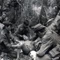 Corporal TG Gordon treats a wounded VC after a contact, circa 1969