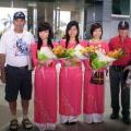 Willie Walker and Pipi Boyd at Ho Chi Minh City airport, April 2010