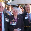 Murray Broomhall, Alva Stanley and Willie Walker at the Long Tan anniversary day in Brisbane, 2011