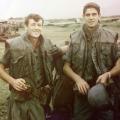 John Killeen (left) in Vietnam