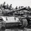 NZ infantry aboard Centurion tanks, November 1970