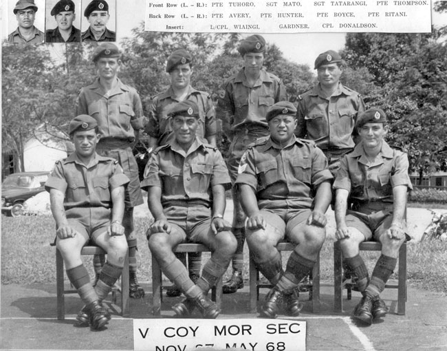 Victor 2 Company Mortar Section, 1967-1968 Victor 2 Company Mortar Section, 1967-1968