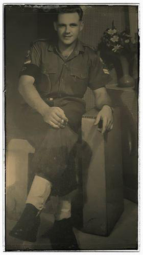 Cpl Val Petterson in Malaya Cpl Val Petterson in Malaya
